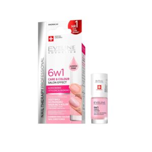Nail Therapy Shimmer Pink 6in1 - Eveline Cosmetics