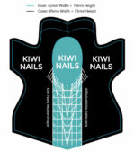 Șablon profesional de construcție Mastershape 300 buc - Kiwi Nails